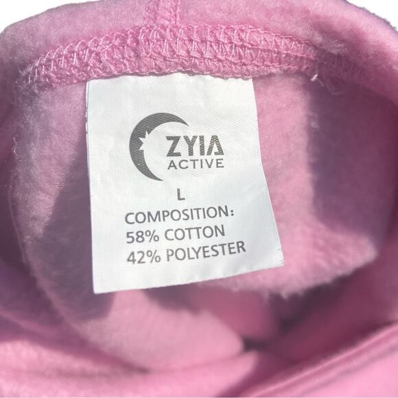 ZYIA Active Oh So Soft Hoodie Pink Large - Picture 7 of 7